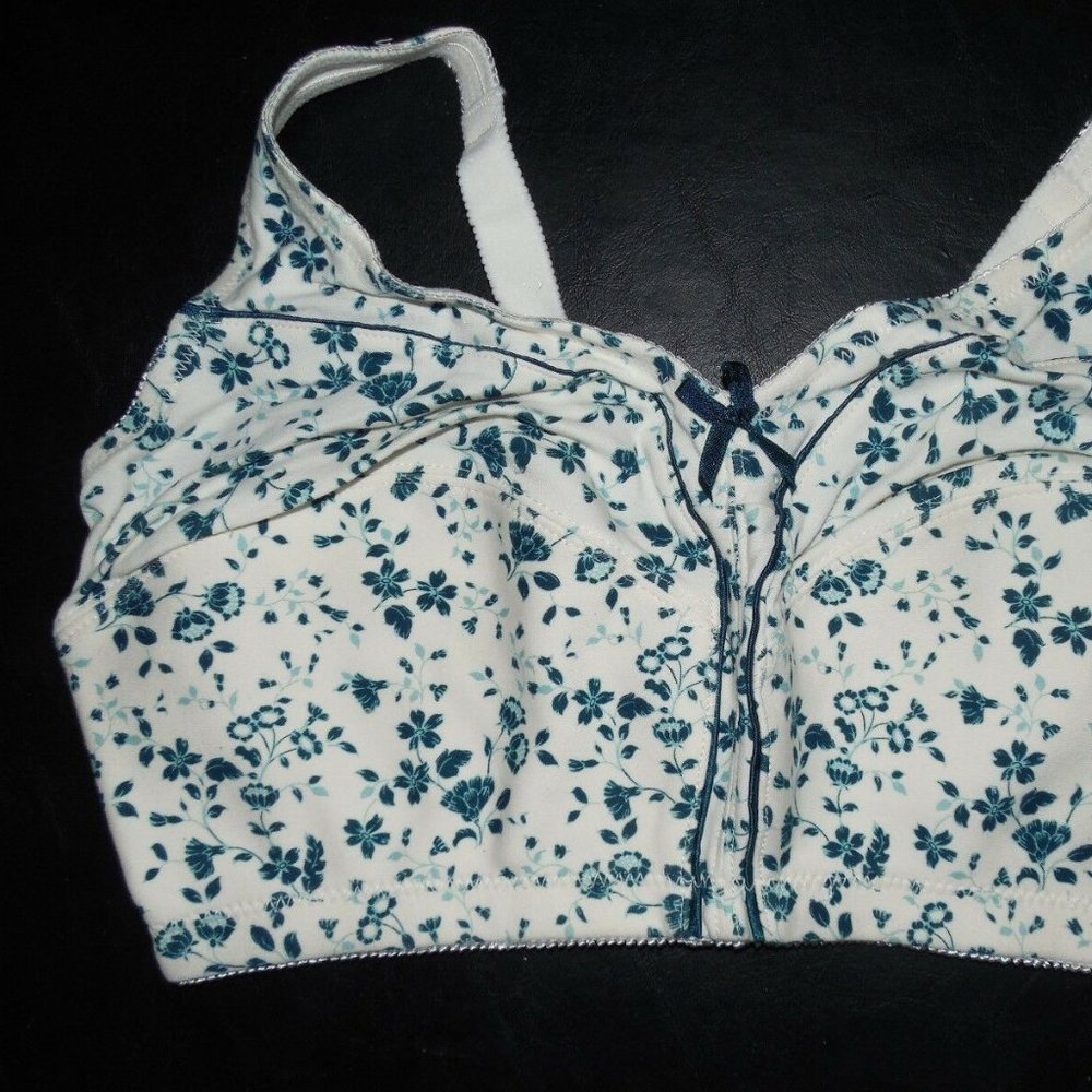 New Womens Wire Free Soft Cotton Floral Size 36G - Picture 8 of 8